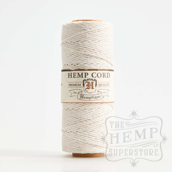 hemp cord spool white